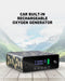 SuperLightweight 1L-2L/m High Purity Oxygen Concentrator with 5 Hours Battery Power - Meubon