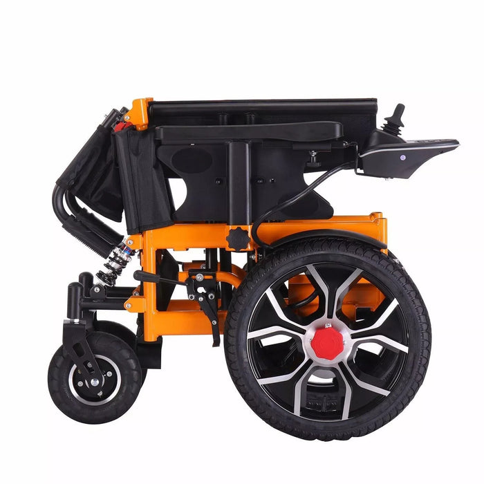 Medivetix TitanFold Heavy-Duty Foldable Electric Wheelchair – 300 lb Capacity