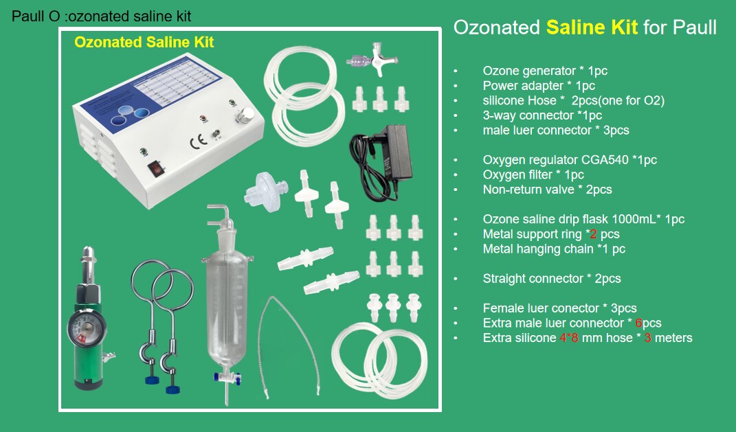 Ozonated Saline Kit for Home Use – Medical Ozone Therapy Kit