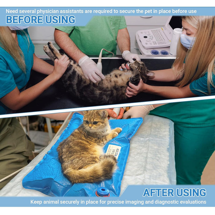 Pet Surgical Vacuum Positioner 16" x 24" Waterproof TPU Immobilizer for Dogs & Cats X-Ray CT MRI