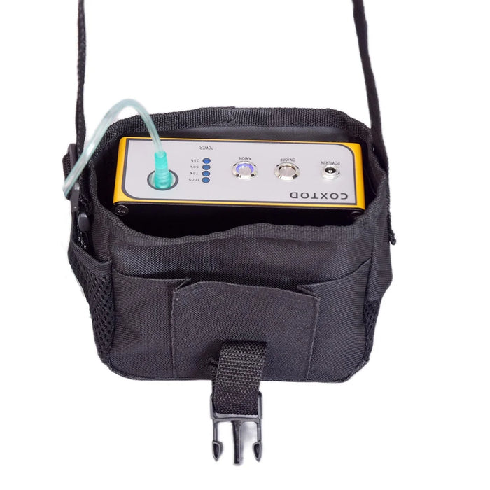 3L Portable Smart Continuous Flow Oxygen Concentrator With 8hrs in-Built Battery Working And Anion Function I Medivetix MiniOxy 3