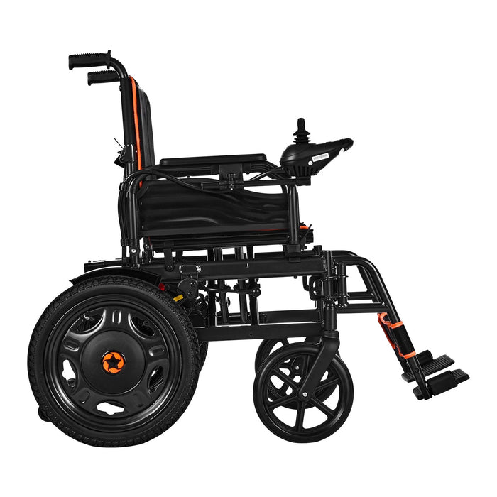 Lightweight Foldable Electric Wheelchair – All-Terrain Mobility Chair I Medivetix FoldGo W5216 Folding Electric Wheelchair