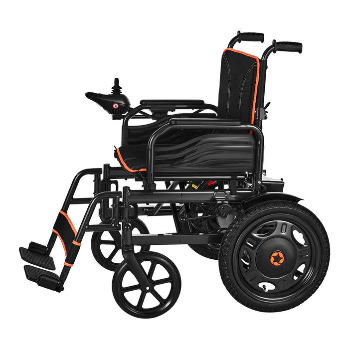 Lightweight Foldable Electric Wheelchair – All-Terrain Mobility Chair I Medivetix FoldGo W5216 Folding Electric Wheelchair